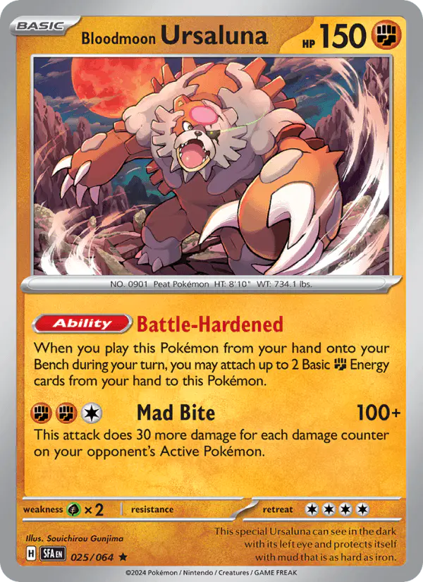 Carta Bloodmoon Ursaluna 025/064 de Shrouded Fable