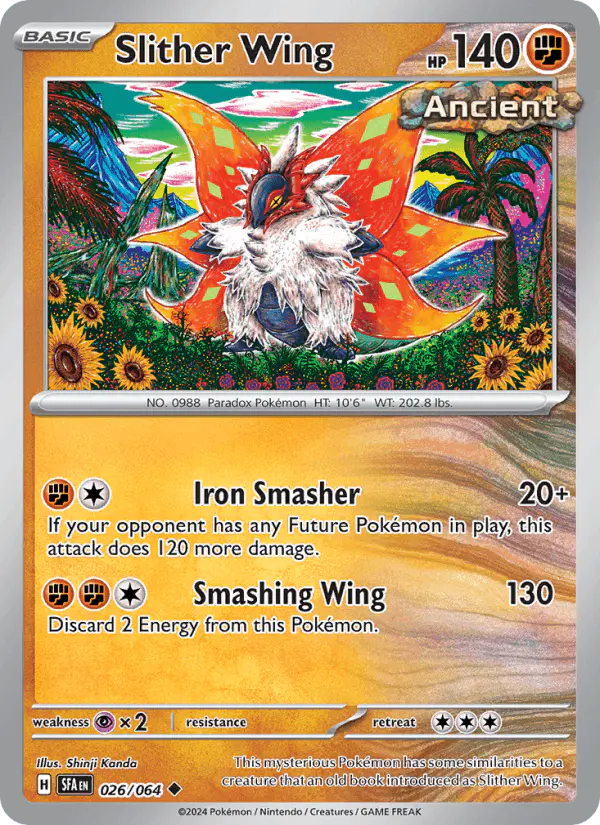 Carta Slither Wing 026/064 de Shrouded Fable