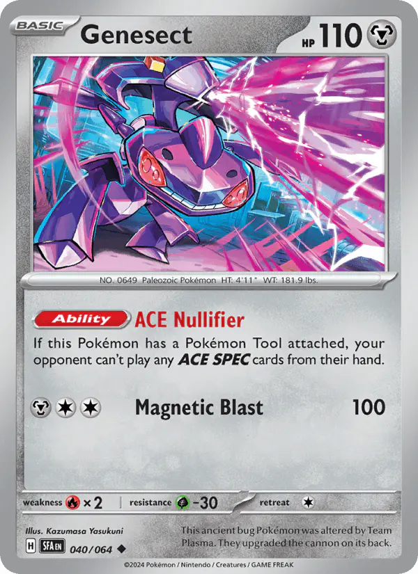 Carta Genesect 040/064 de Shrouded Fable