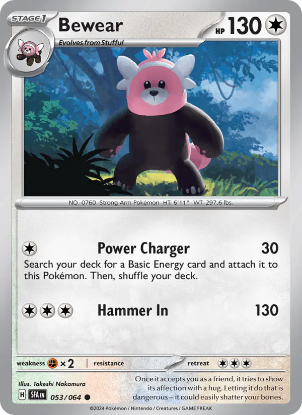 Carta Bewear 053/064 de Shrouded Fable