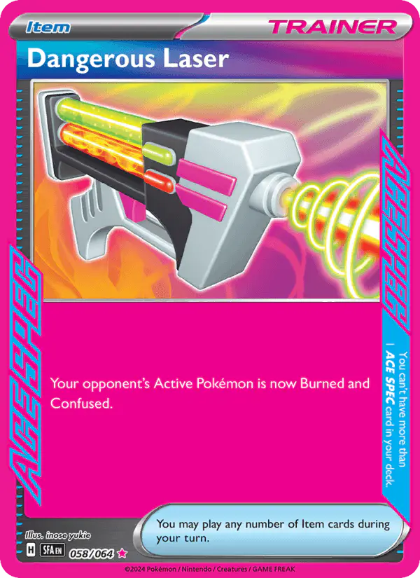 Carta Dangerous Laser 058/064 de Shrouded Fable