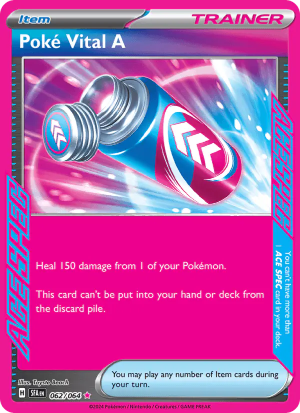 Carta Poké Vital A 062/064 de Shrouded Fable