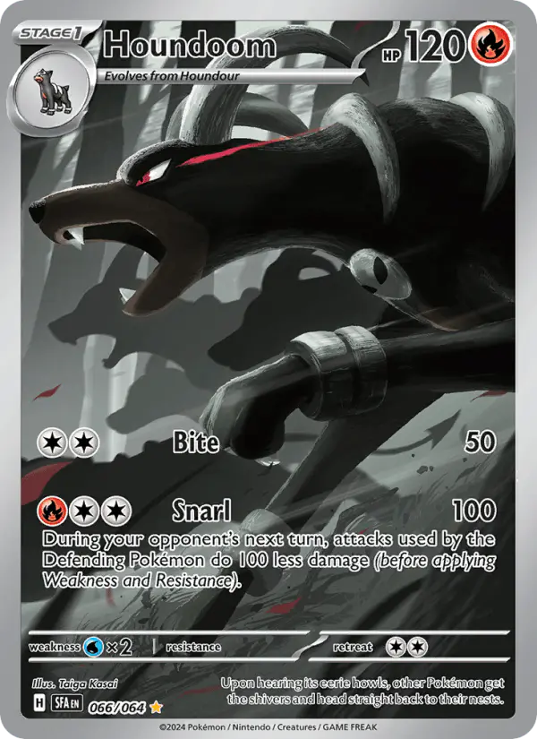 Carta Houndoom 066/064 de Shrouded Fable