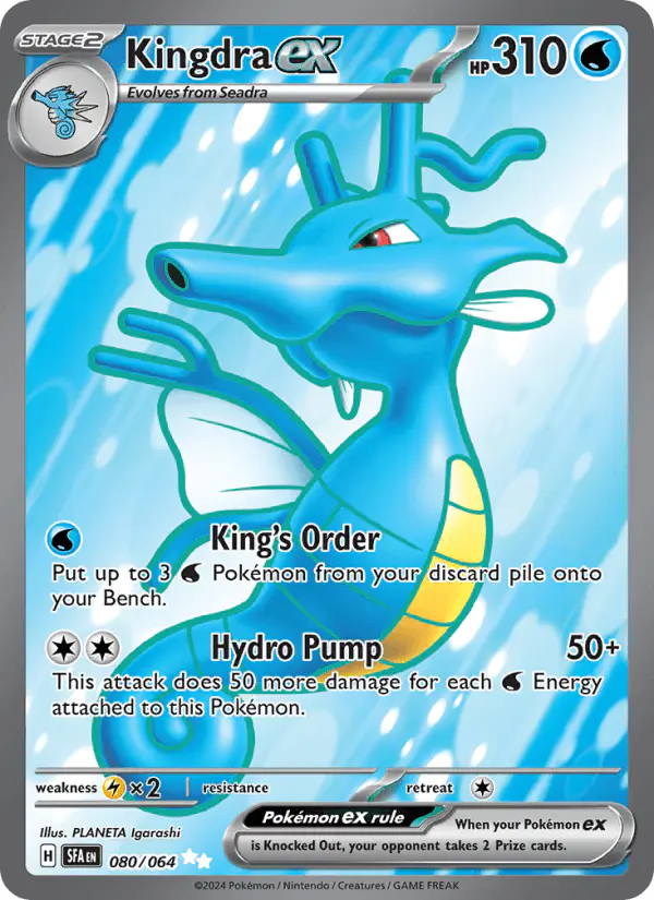 Carta Kingdra ex 080/064 de Shrouded Fable