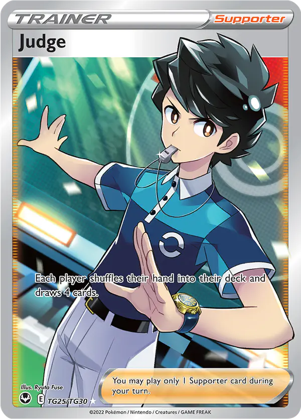 Carta Judge TG25 de Silver Tempest Trainer Gallery