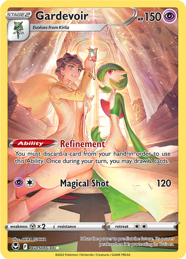 Carta Gardevoir TG05 de Silver Tempest Trainer Gallery