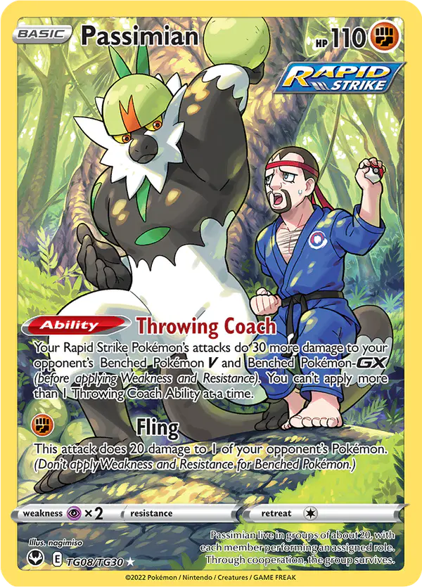 Carta Passimian TG08 de Silver Tempest Trainer Gallery