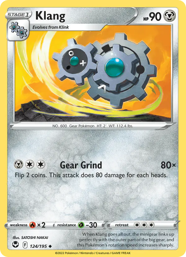 Carta Klang 124/195 de Silver Tempest