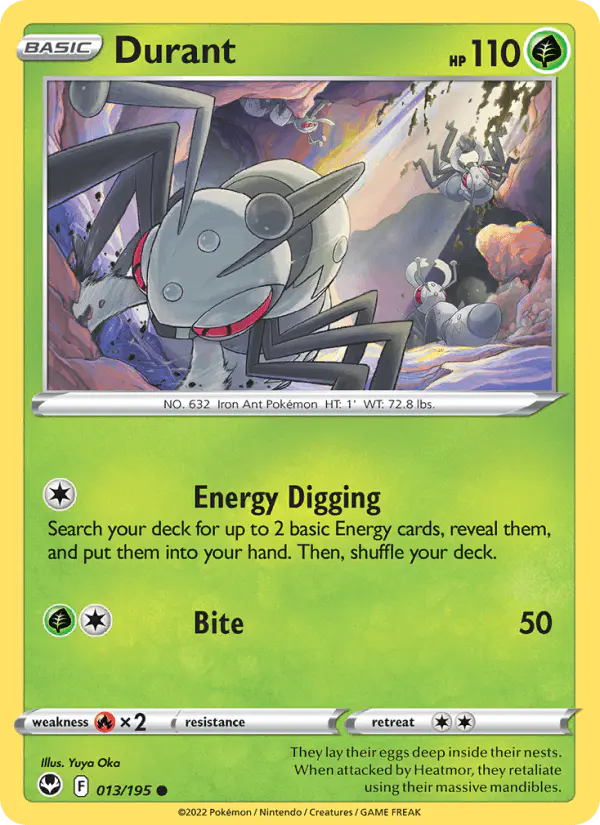 Carta Durant 013/195 de Silver Tempest