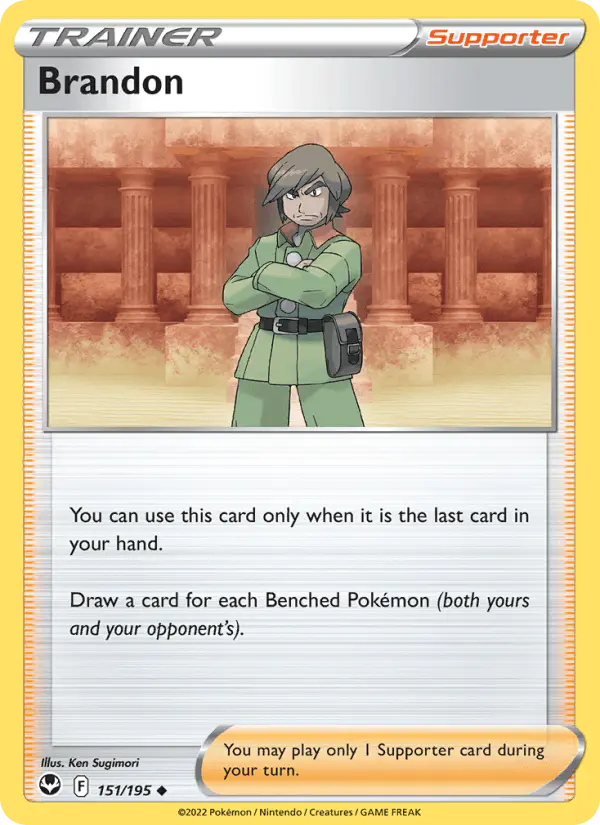 Carta Brandon 151/195 de Silver Tempest