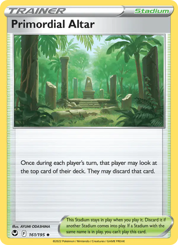 Carta Primordial Altar 161/195 de Silver Tempest