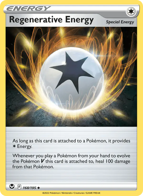 Carta Regenerative Energy 168/195 de Silver Tempest
