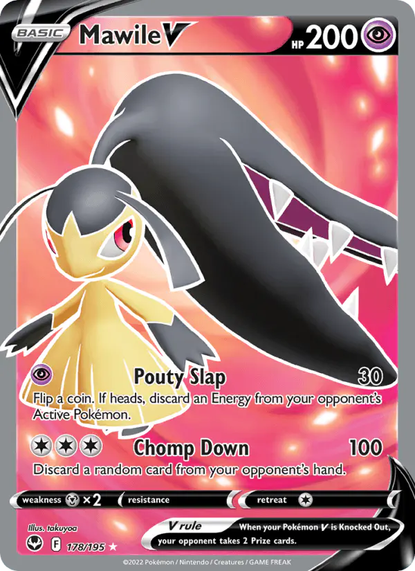 Carta Mawile V 178/195 de Silver Tempest