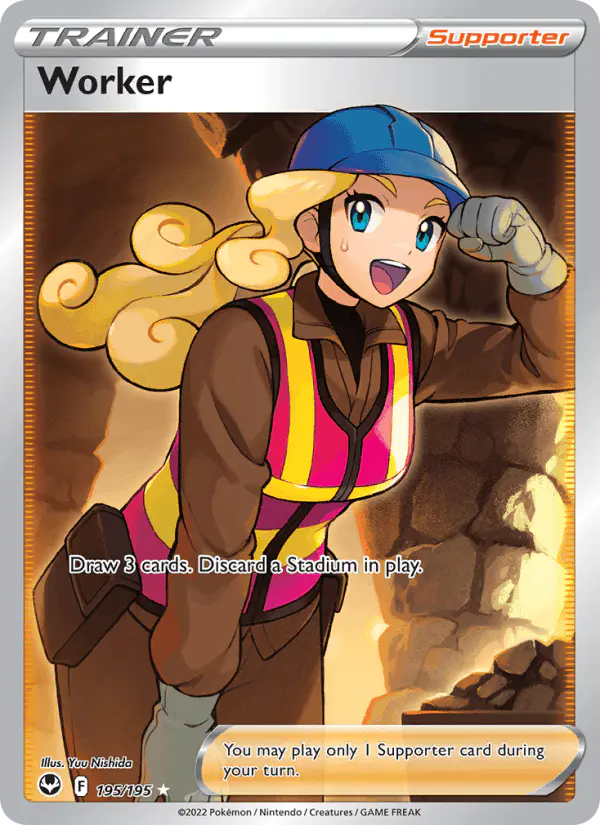 Carta Worker 195/195 de Silver Tempest