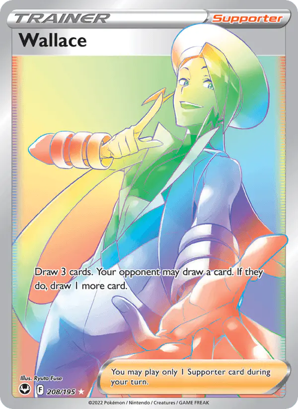Carta Wallace 208/195 de Silver Tempest