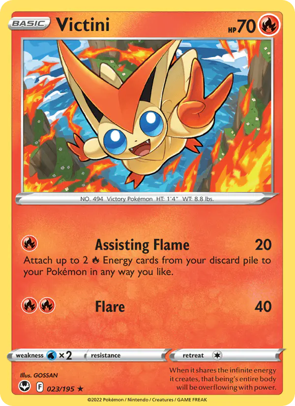 Carta Victini 023/195 de Silver Tempest