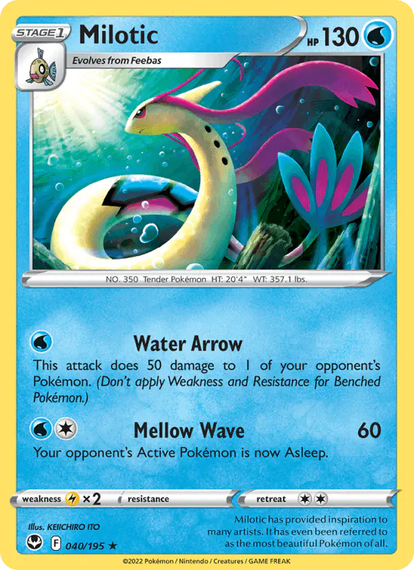 Carta Milotic 040/195 de Silver Tempest