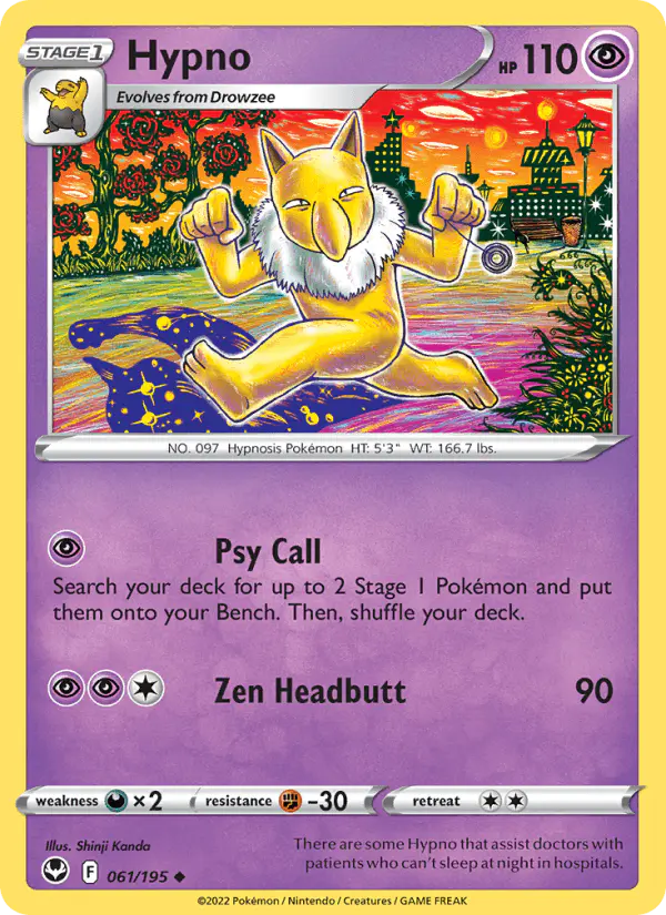 Carta Hypno 061/195 de Silver Tempest