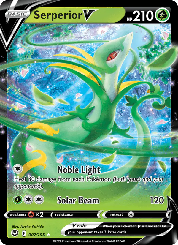 Carta Serperior V 007/195 de Silver Tempest