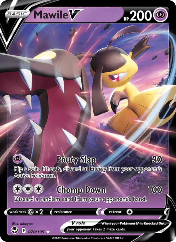 Carta Mawile V 070/195 de Silver Tempest