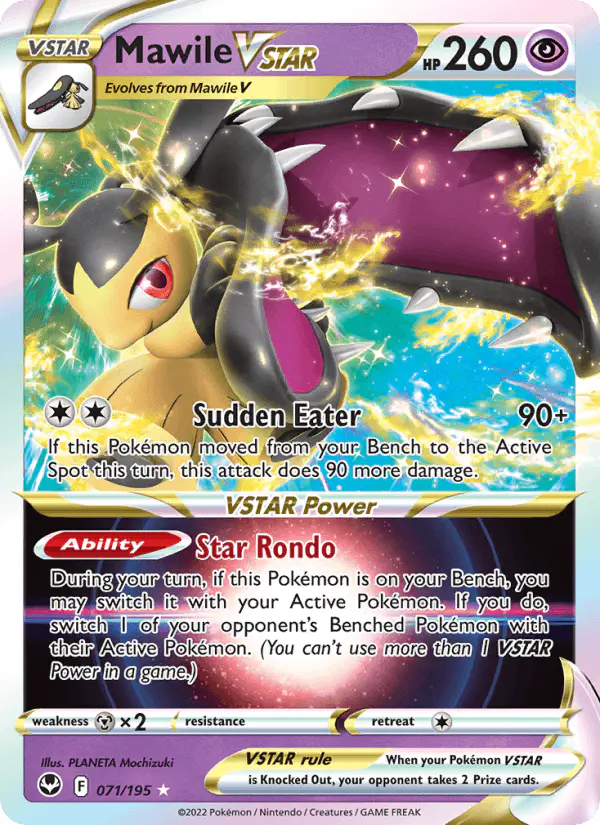 Carta Mawile VSTAR 071/195 de Silver Tempest