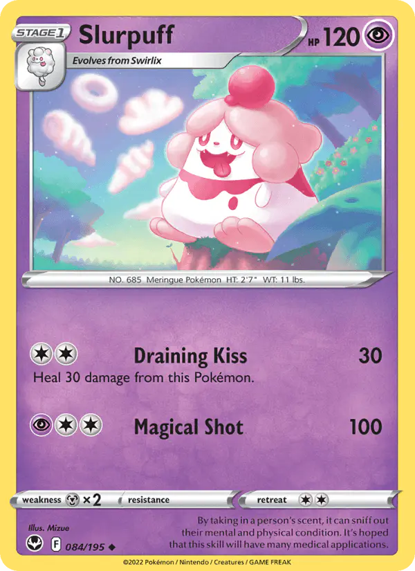 Carta Slurpuff 084/195 de Silver Tempest