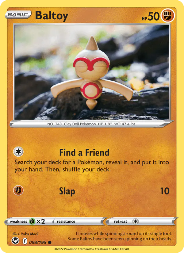 Carta Baltoy 093/195 de Silver Tempest