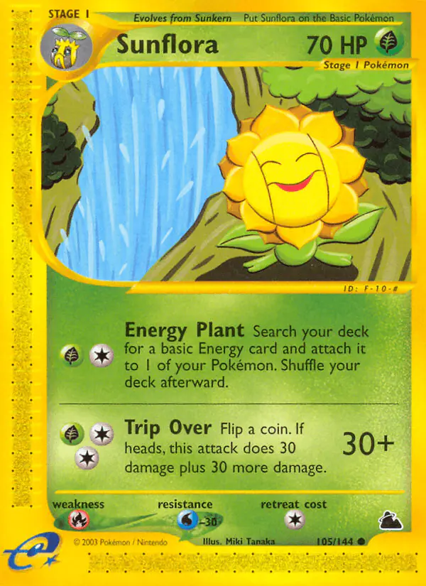 Carta Sunflora 105/144 de Skyridge