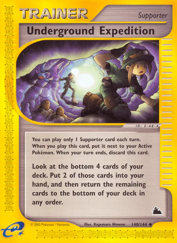 Carta Underground Expedition 140/144 de Skyridge