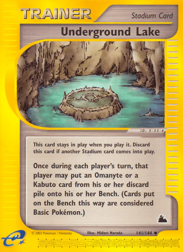 Carta Underground Lake 141/144 de Skyridge