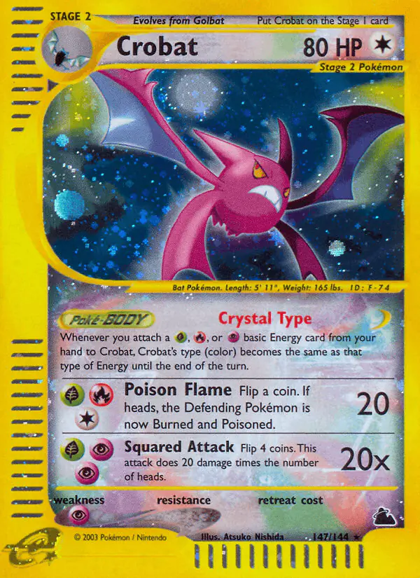 Carta Crobat 147/144 de Skyridge