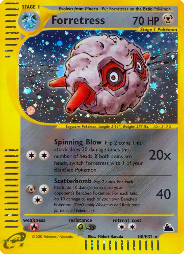 Carta Forretress H08 de Skyridge