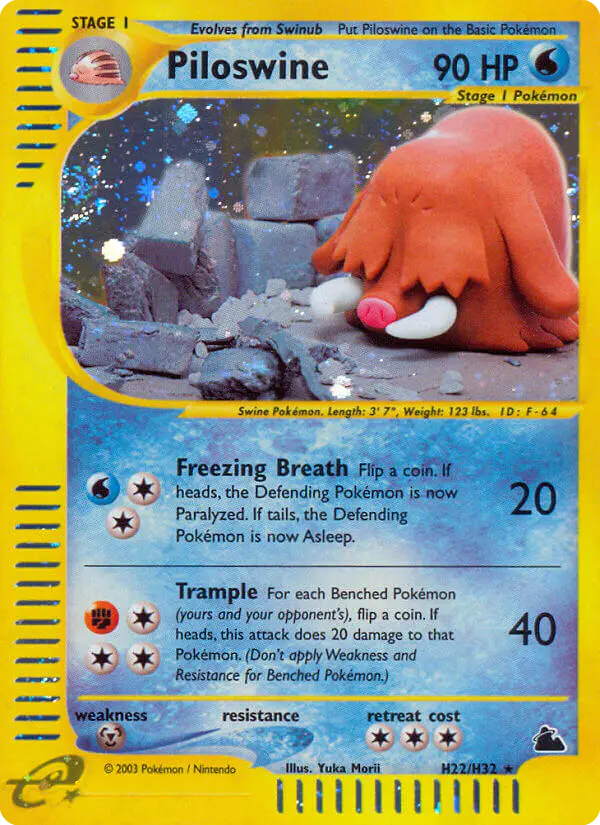 Carta Piloswine H22 de Skyridge