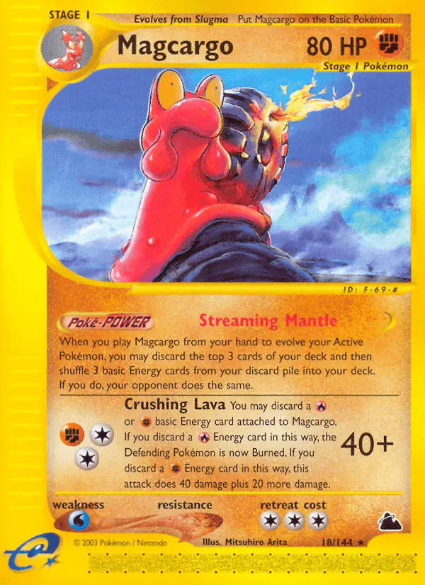 Carta Magcargo 18/144 de Skyridge