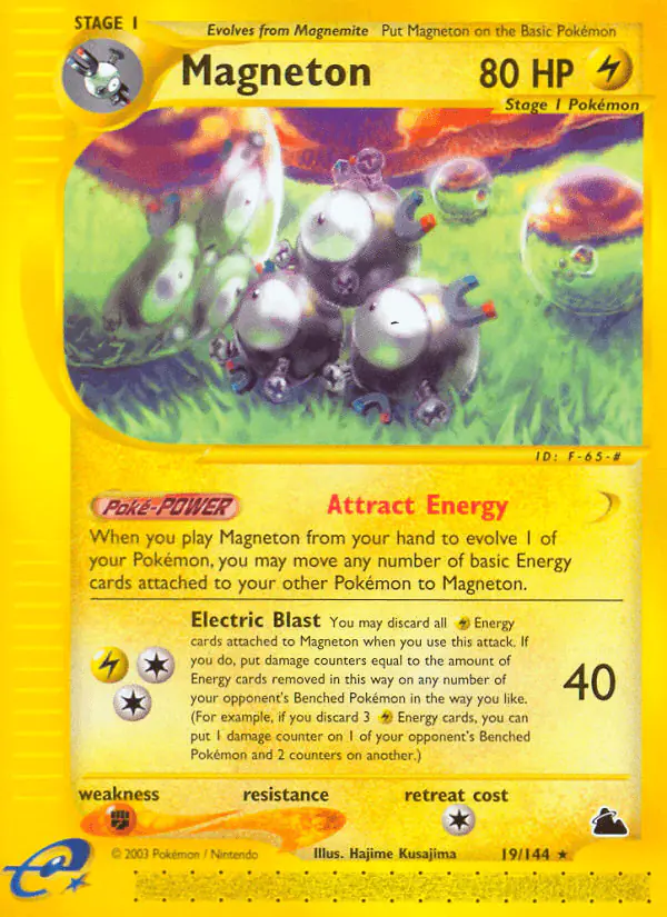 Carta Magneton 19/144 de Skyridge