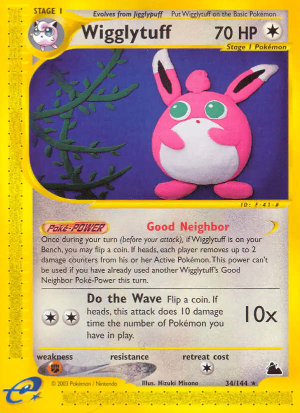 Carta Wigglytuff 34/144 de Skyridge