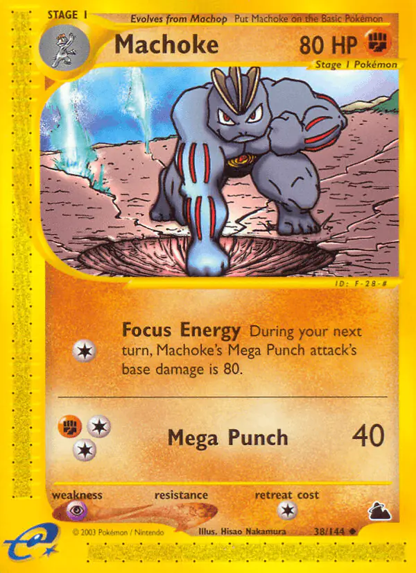 Carta Machoke 38/144 de Skyridge