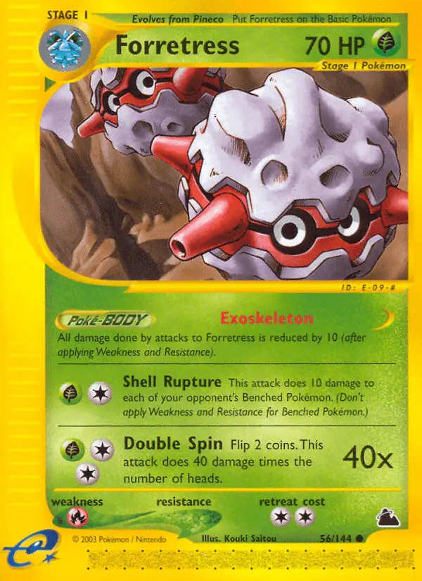 Carta Forretress 56/144 de Skyridge