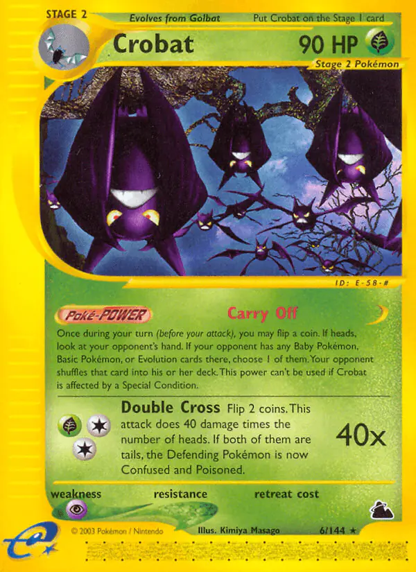 Carta Crobat 6/144 de Skyridge