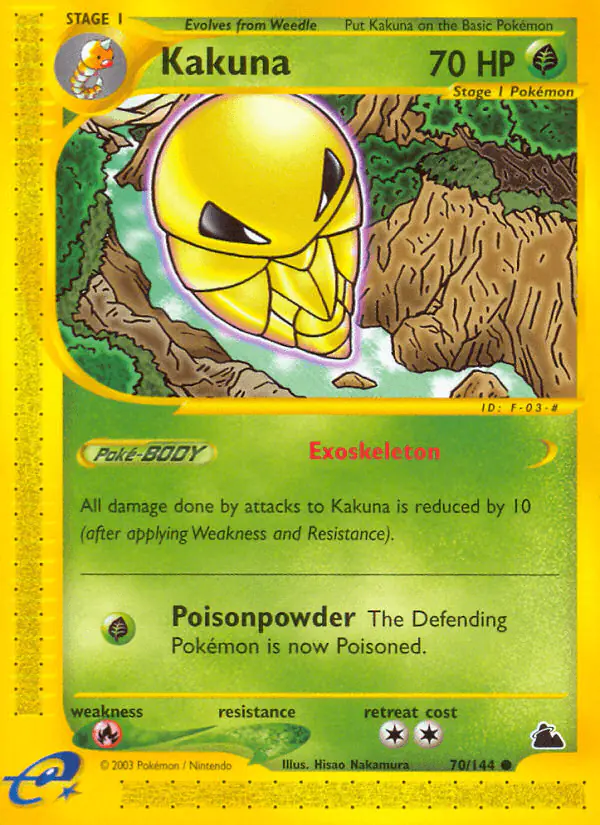 Carta Kakuna 70/144 de Skyridge