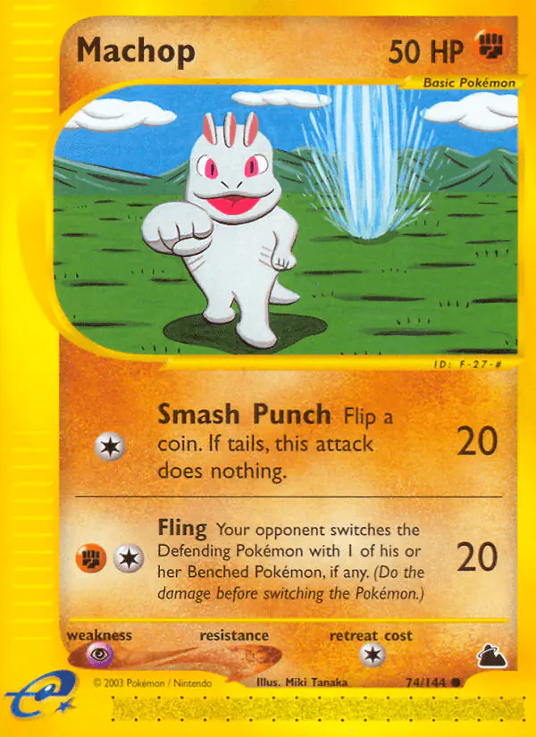 Carta Machop 74/144 de Skyridge