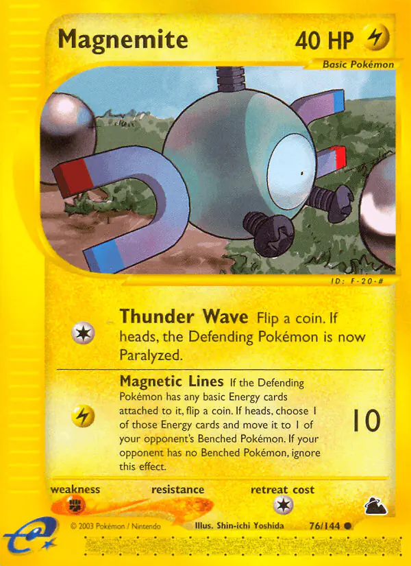 Carta Magnemite 76/144 de Skyridge