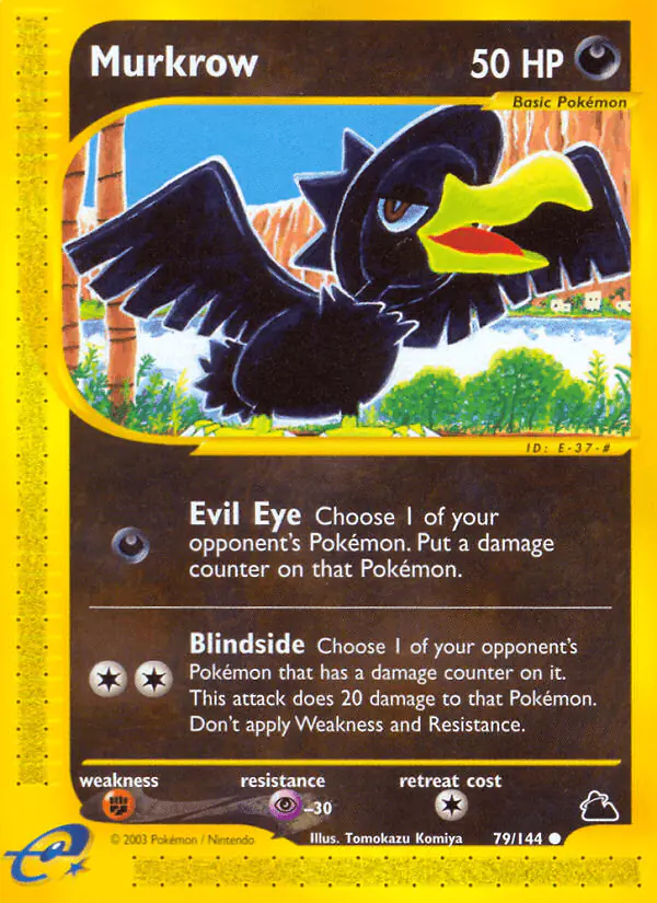 Carta Murkrow 79/144 de Skyridge