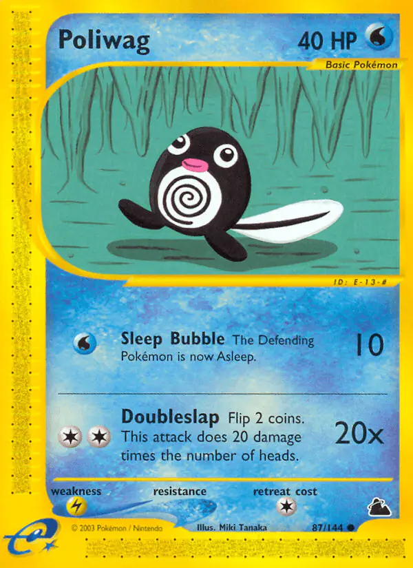 Carta Poliwag 87/144 de Skyridge