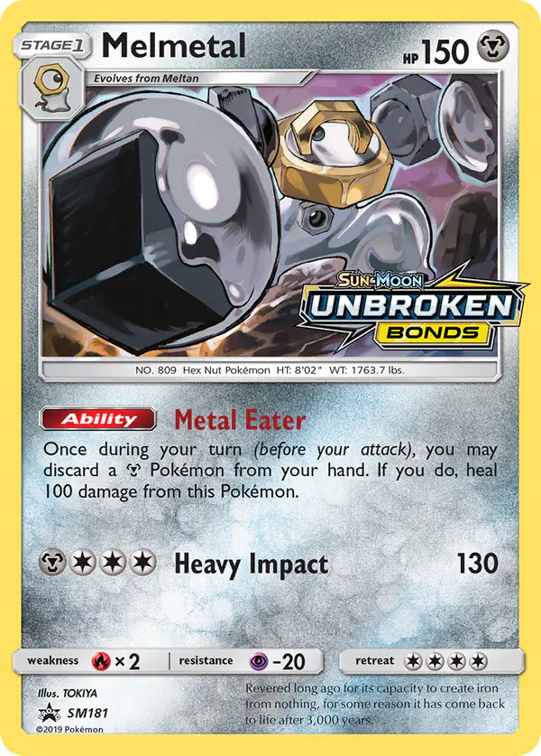 Carta Melmetal SM181 de SM Black Star Promos