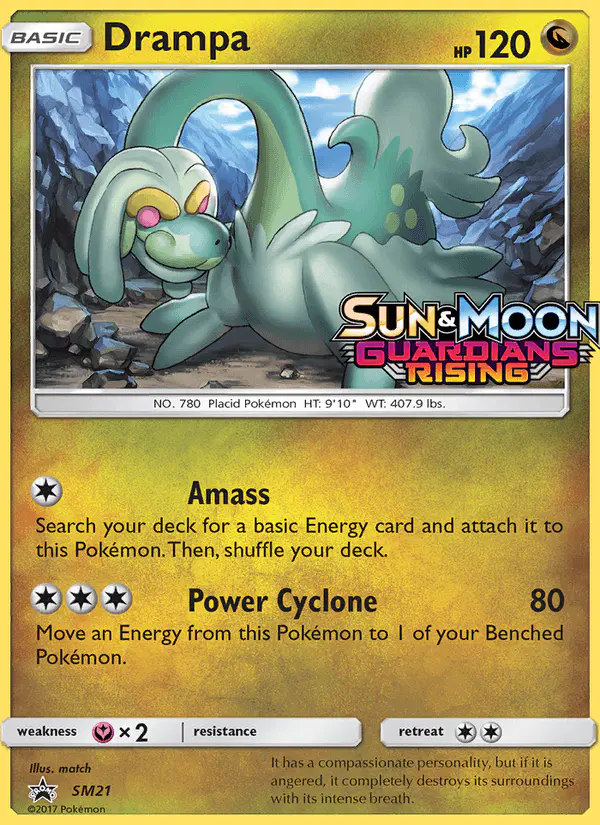 Carta Drampa SM21 de SM Black Star Promos