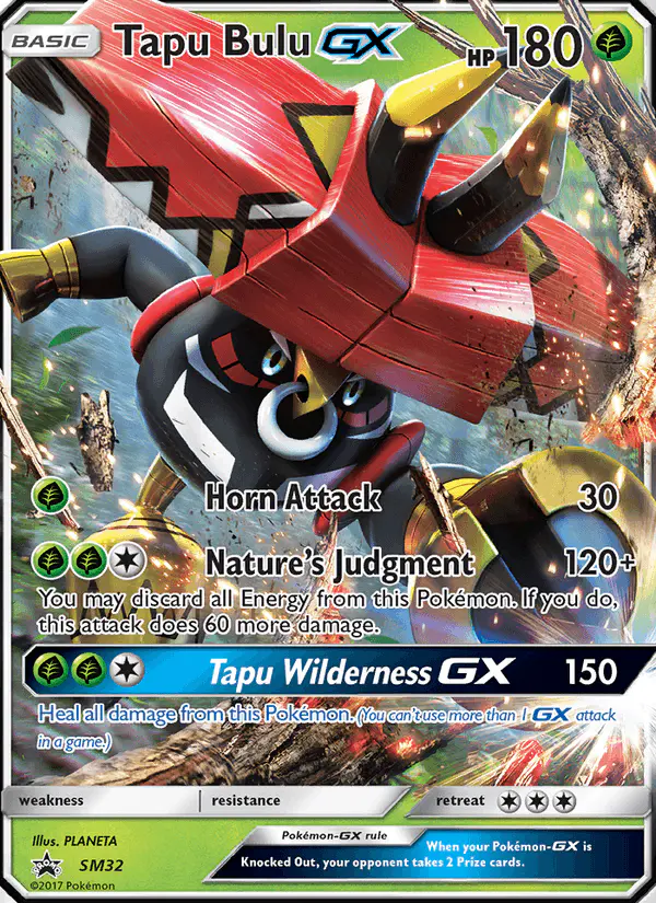 Carta Tapu Bulu GX SM32 de SM Black Star Promos