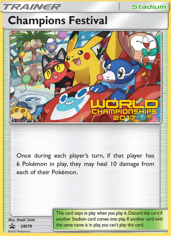 Carta Champions Festival SM78 de SM Black Star Promos