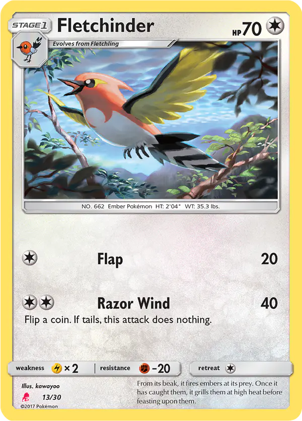 Carta Spearow 13/30 de SM trainer Kit (Alolan Raichu)
