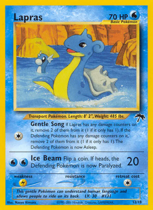 Carta Lapras 12/18 de Southern Islands